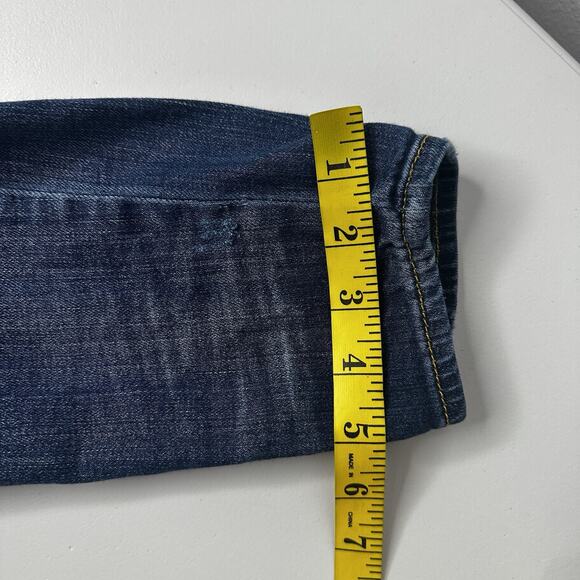 Buckle Black Jeans Womens 28 Blue Skinny Fit 53 Stretch Ankle Midrise Rips - Picture 14 of 15